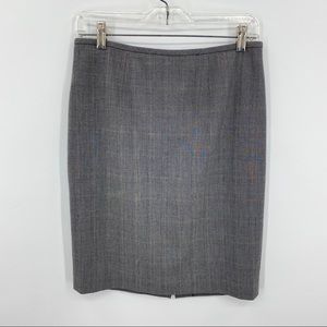 Calvin Klein Gray Pencil Skirt Size 4 Petite